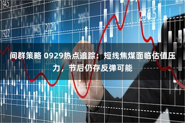 间群策略 0929热点追踪：短线焦煤面临估值压力，节后仍存反弹可能
