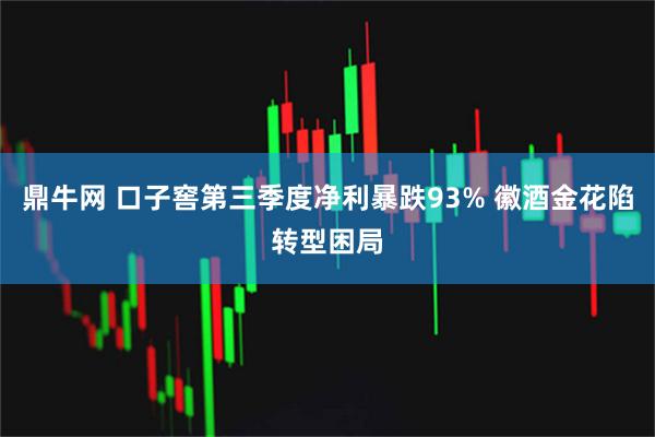 鼎牛网 口子窖第三季度净利暴跌93% 徽酒金花陷转型困局