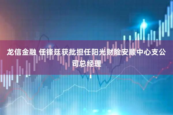 龙信金融 任锋廷获批担任阳光财险安顺中心支公司总经理