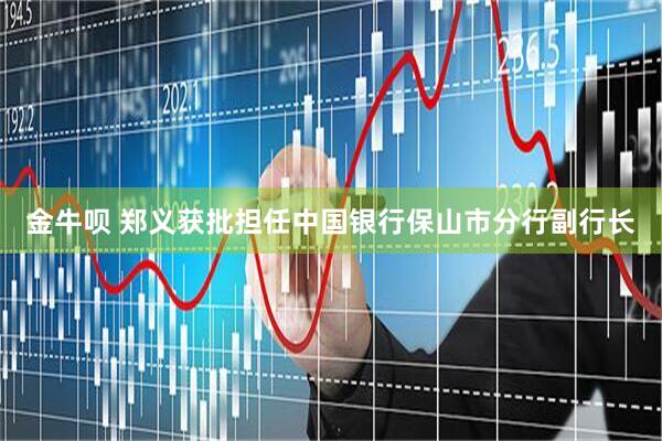 金牛呗 郑义获批担任中国银行保山市分行副行长