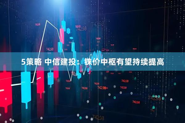 5策略 中信建投：铼价中枢有望持续提高